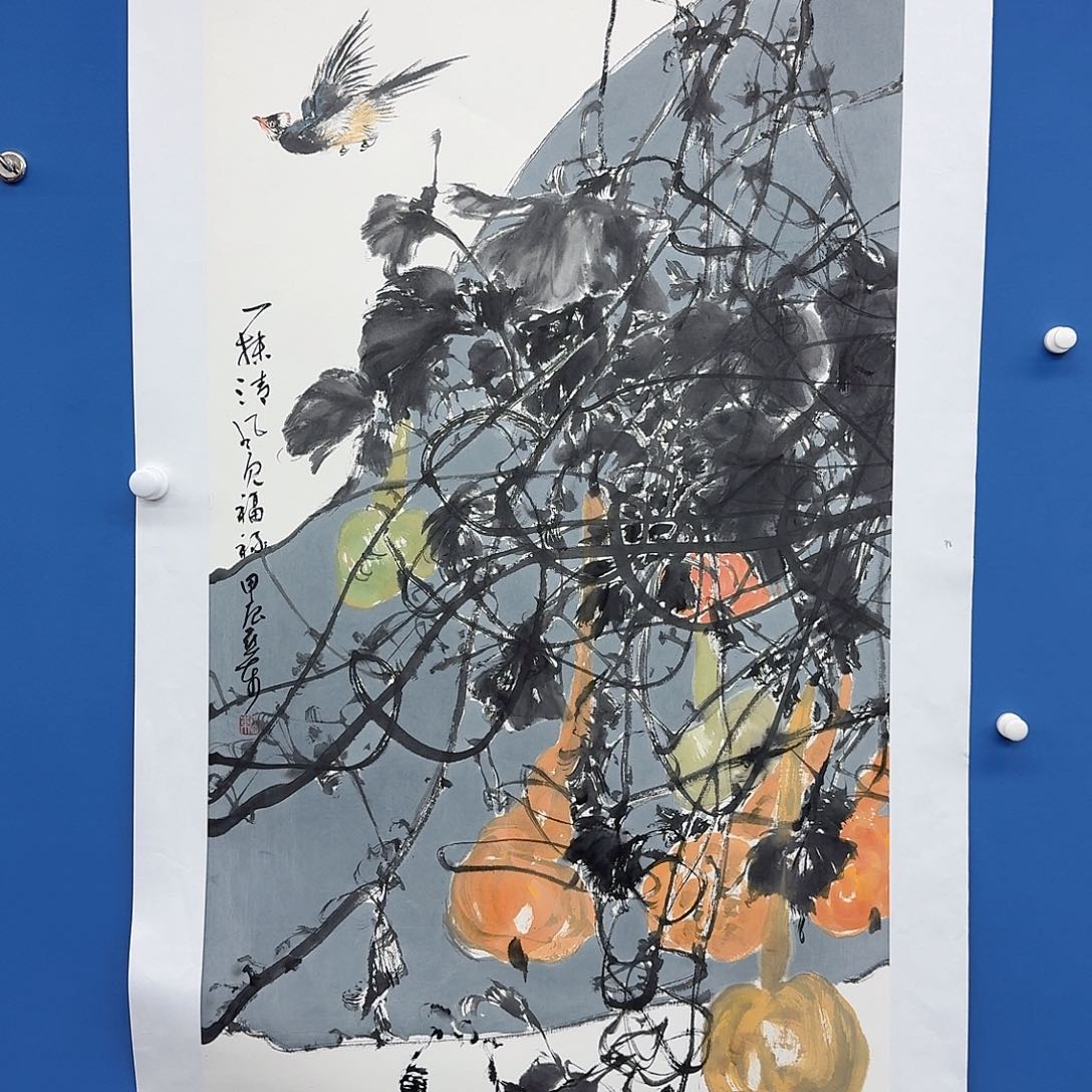 国画多次参加国内外大型