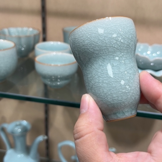 瓷片陶瓷茶具汝瓷茶具