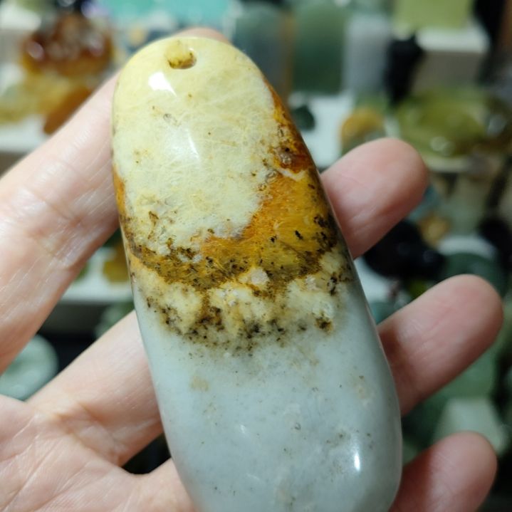 岫玉未镶嵌手把件款式