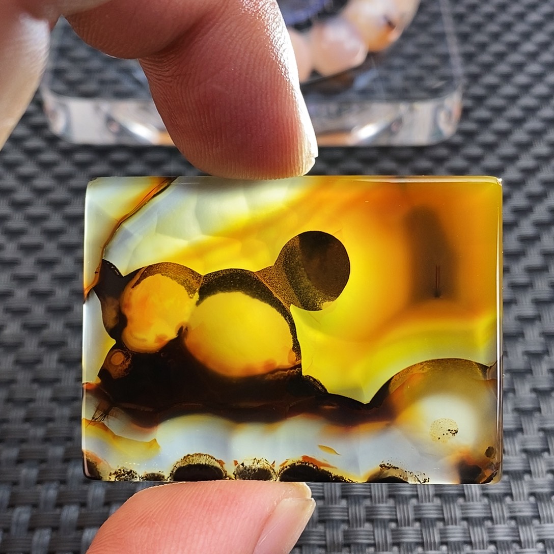 玛瑙/玉髓未镶嵌吊坠(不含链)39