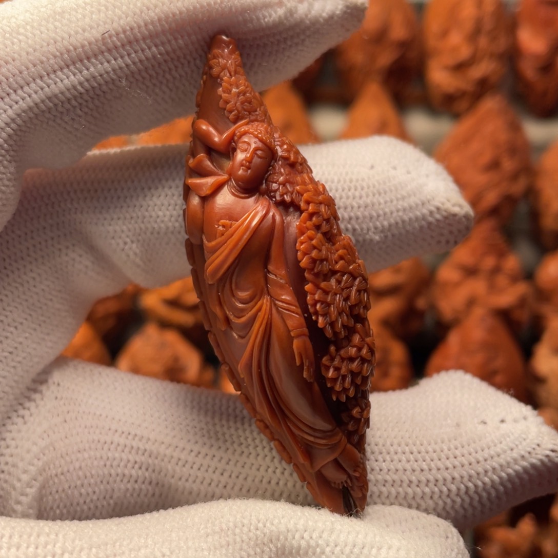 橄榄核手串/手链菩提卧佛