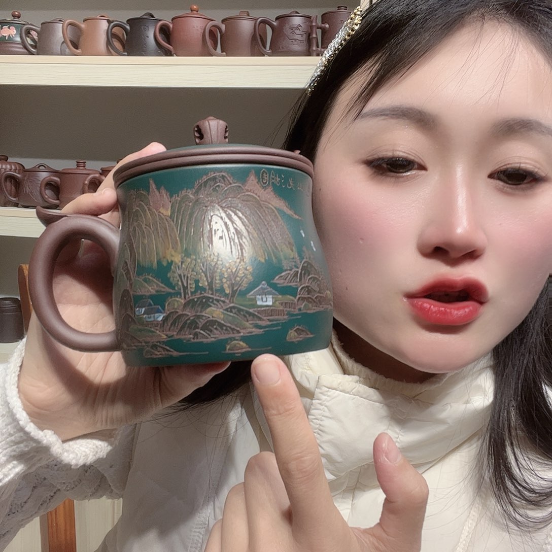 紫砂茶杯全部手工