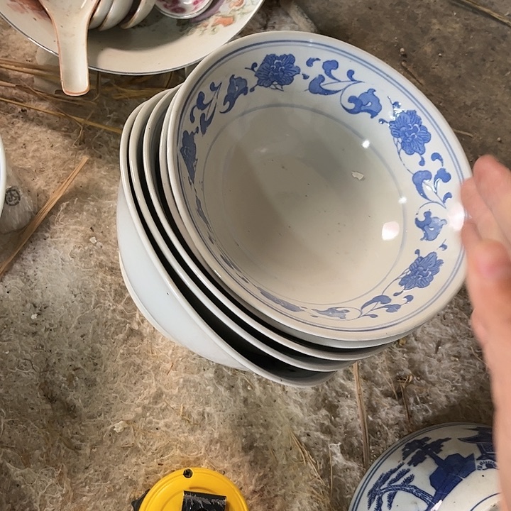 瓷片7*景德镇陶瓷五个