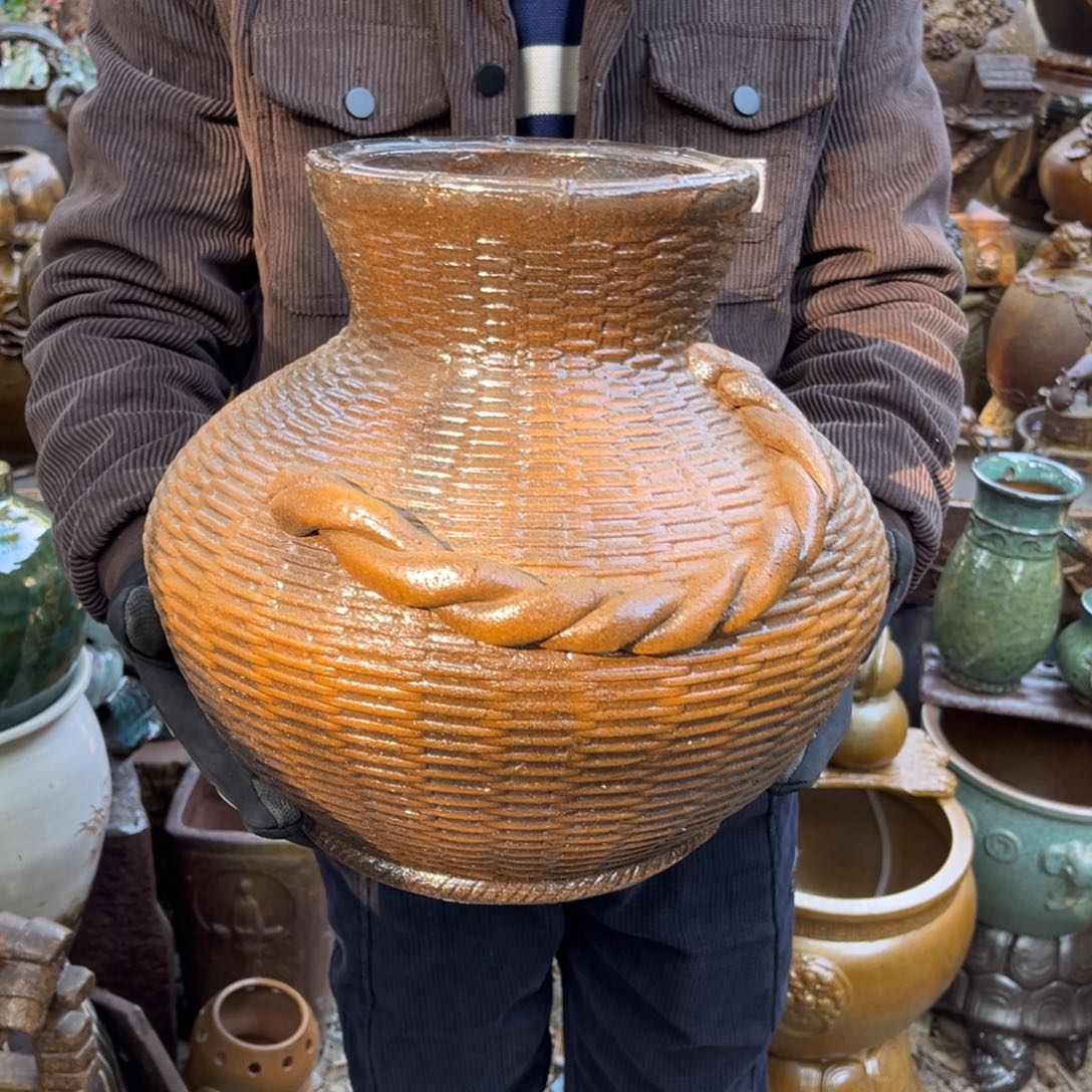 红陶高30口18无孔