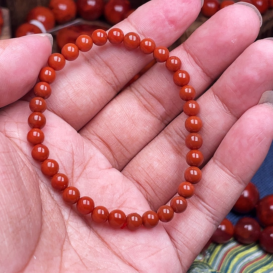 南红玛瑙未镶嵌手链南红瓦西卡5