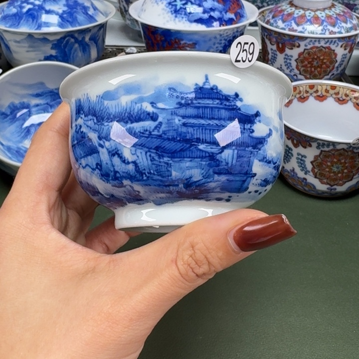 沙沙手工手绘茶具259