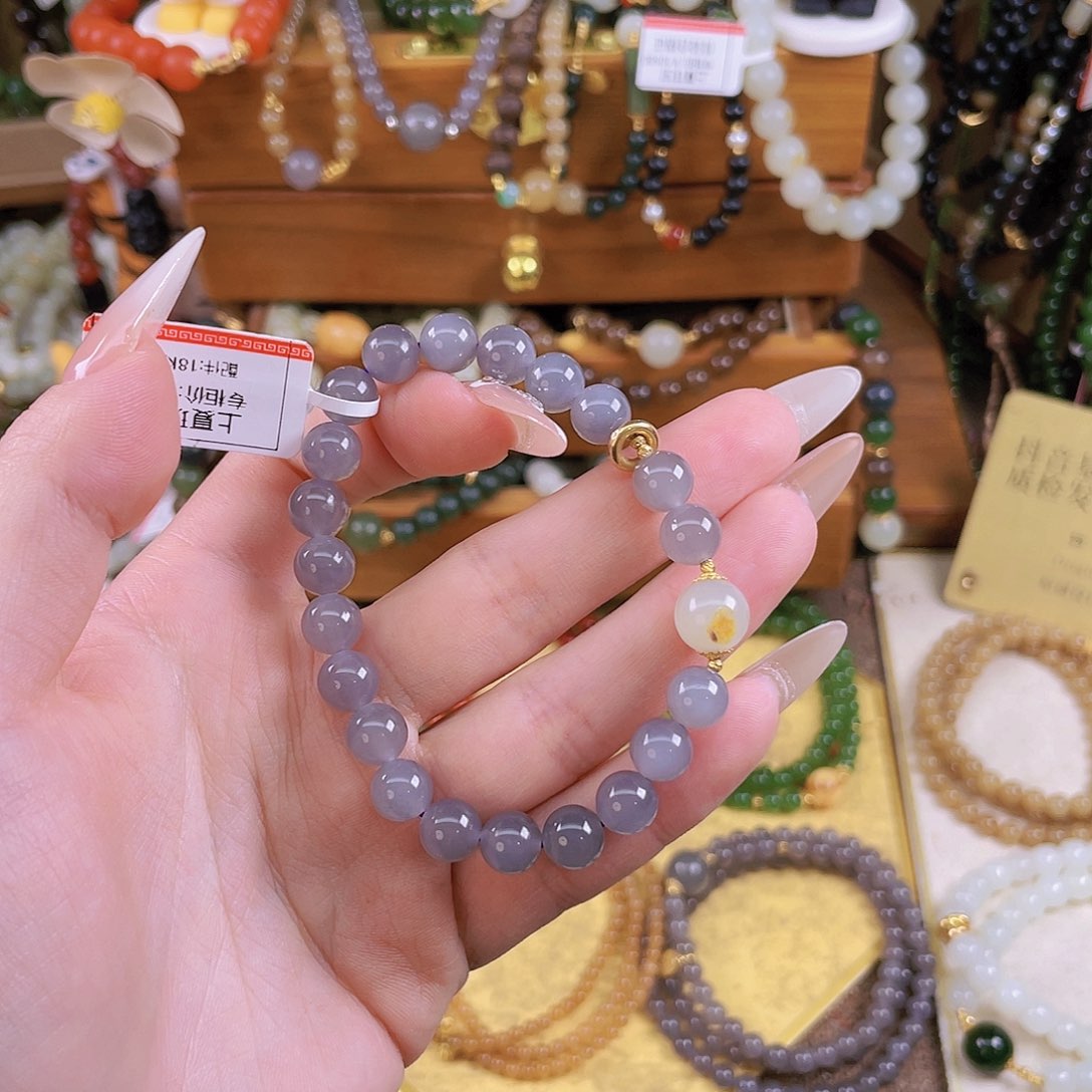 和田玉手链未镶嵌