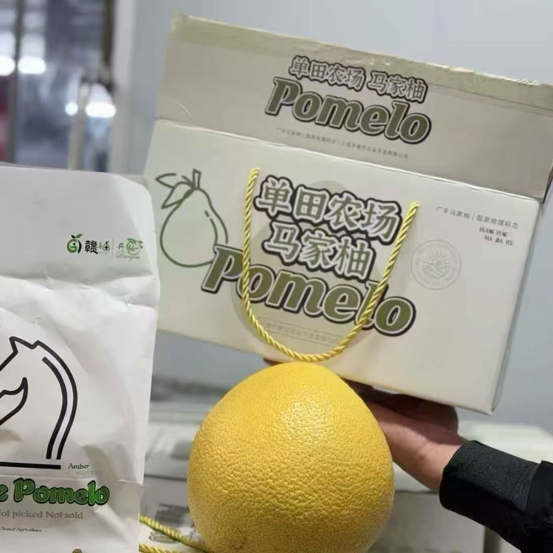【马家柚】老树柚子嫩甜水多（果皮特别厚，介意勿拍）