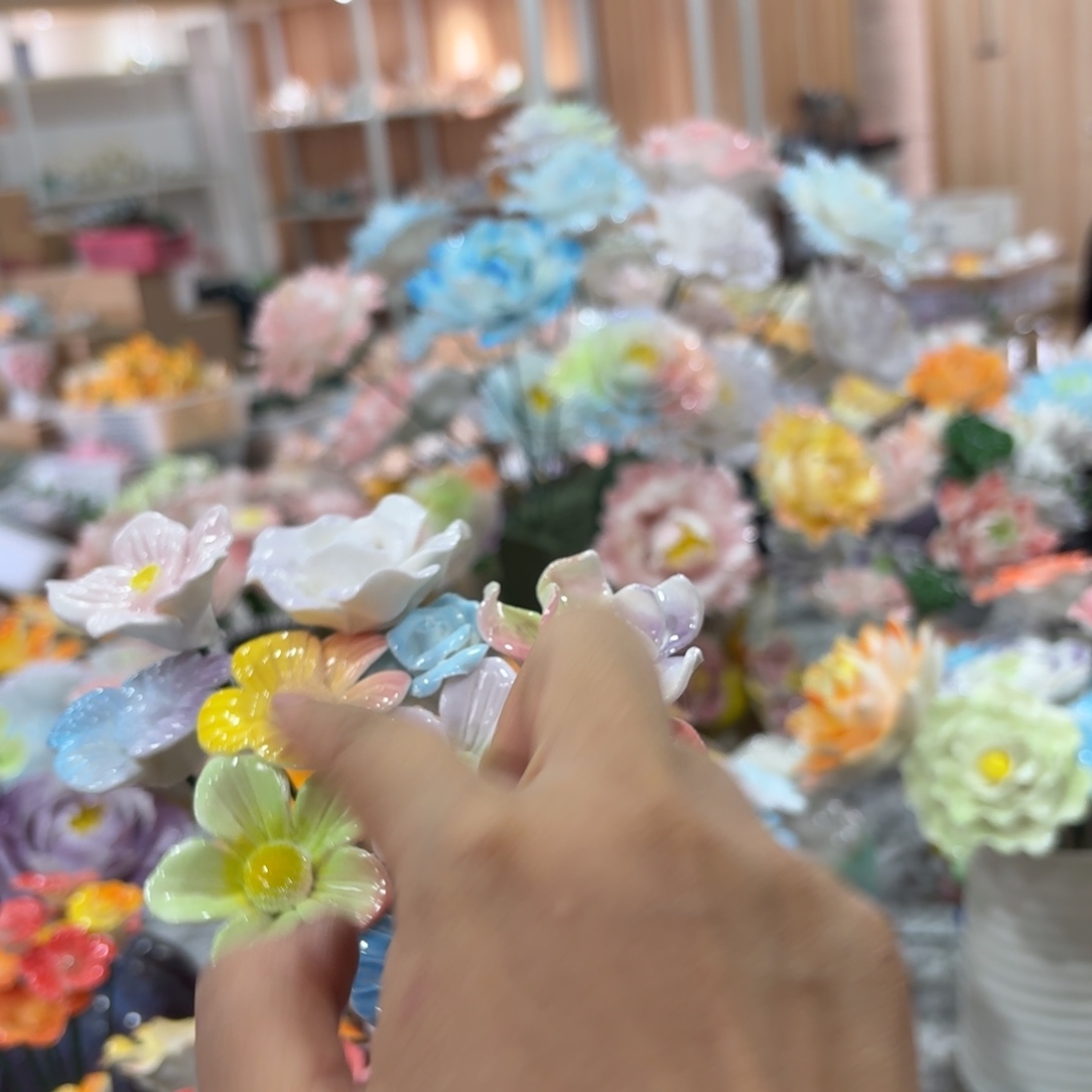 陶瓷花，20元发货，退款拉黑，1316