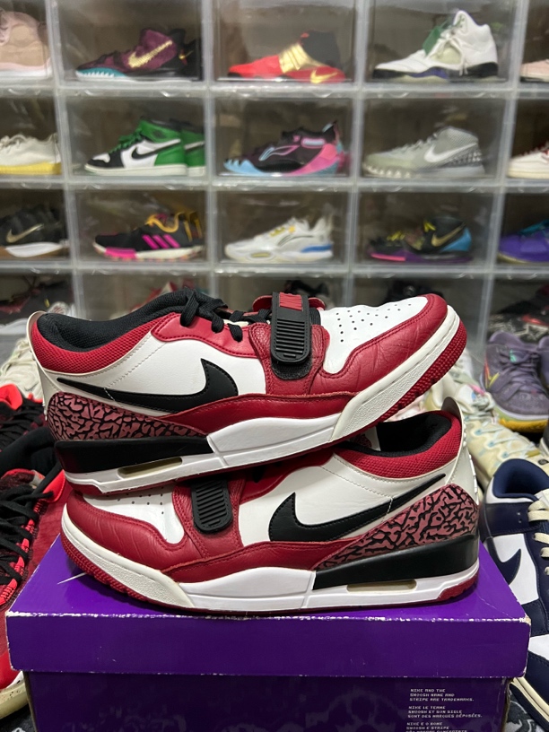 45码/aj312low白红篮球鞋/二手正品9新