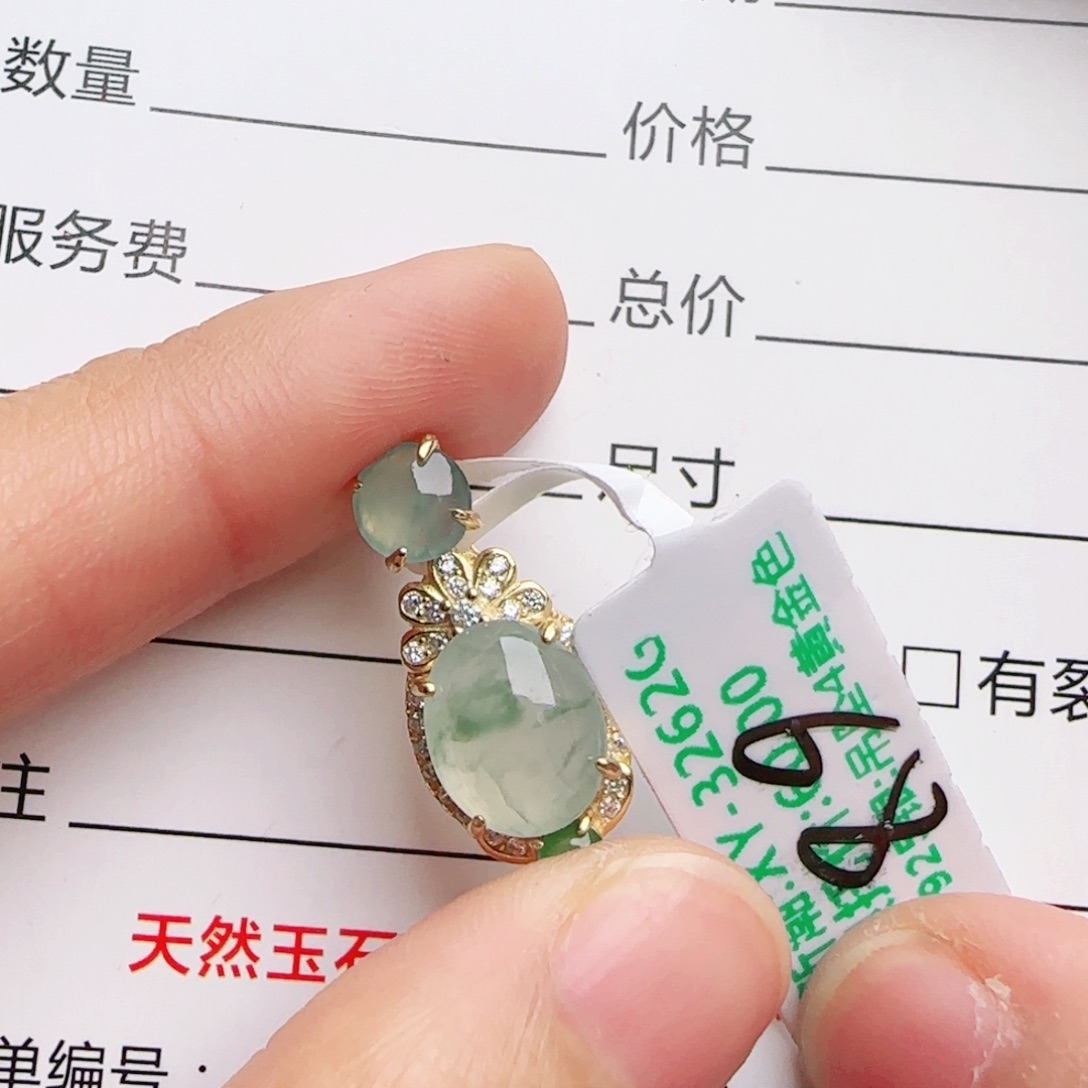 银S925镶嵌手链翡翠