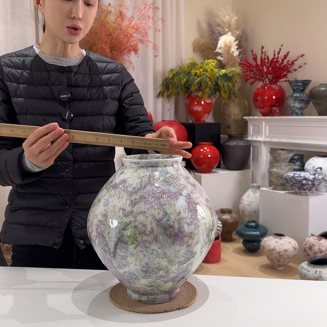 摆件花瓶口11高30闪拍81