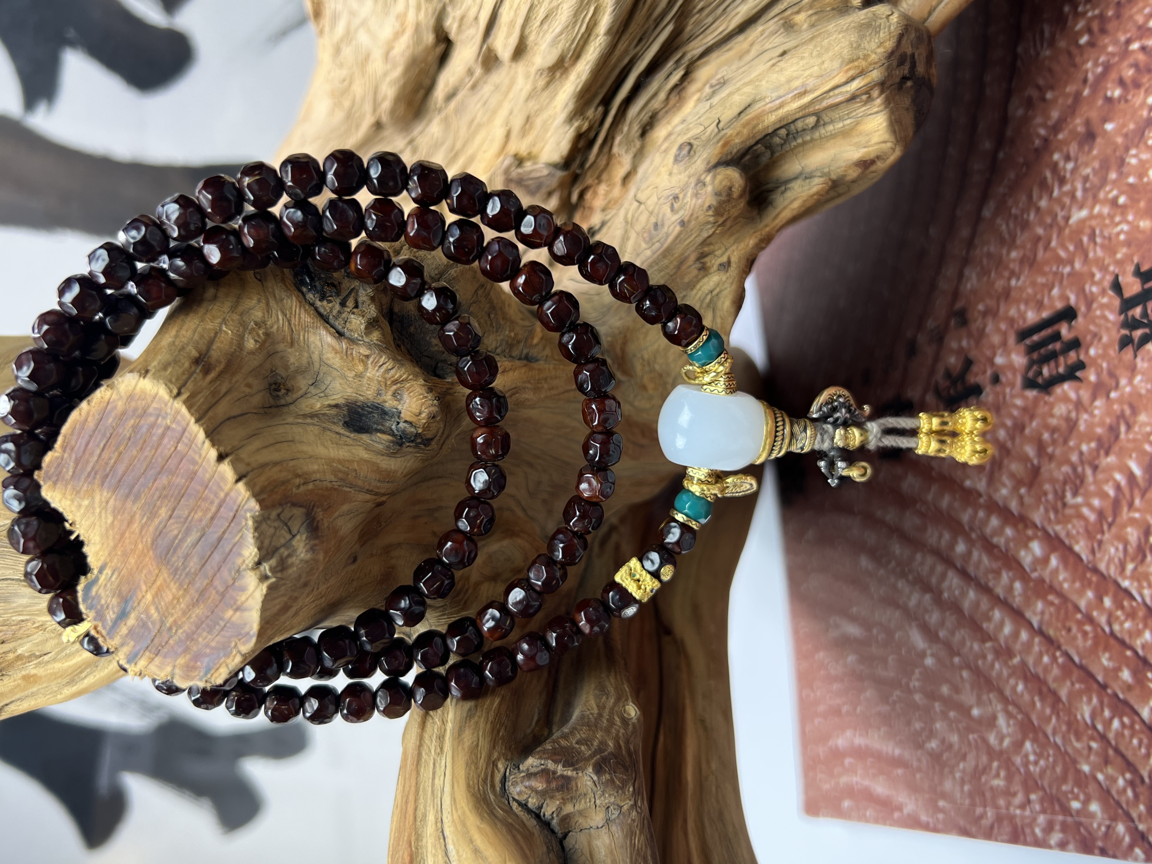 精品紫金鼠文玩脖挂