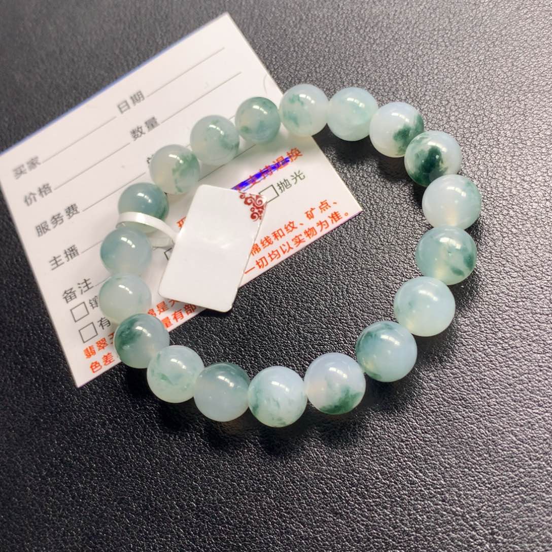 翡翠未镶嵌颈饰手串