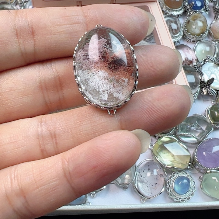 水晶手链银S925镶嵌ღ****g