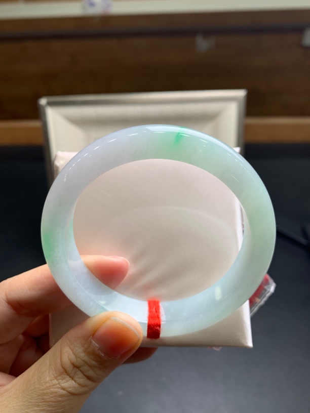 冰绿正圈56-57天然翡翠