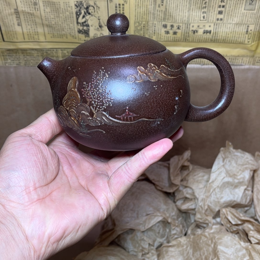 紫砂茶壶宜兴原矿紫砂壶