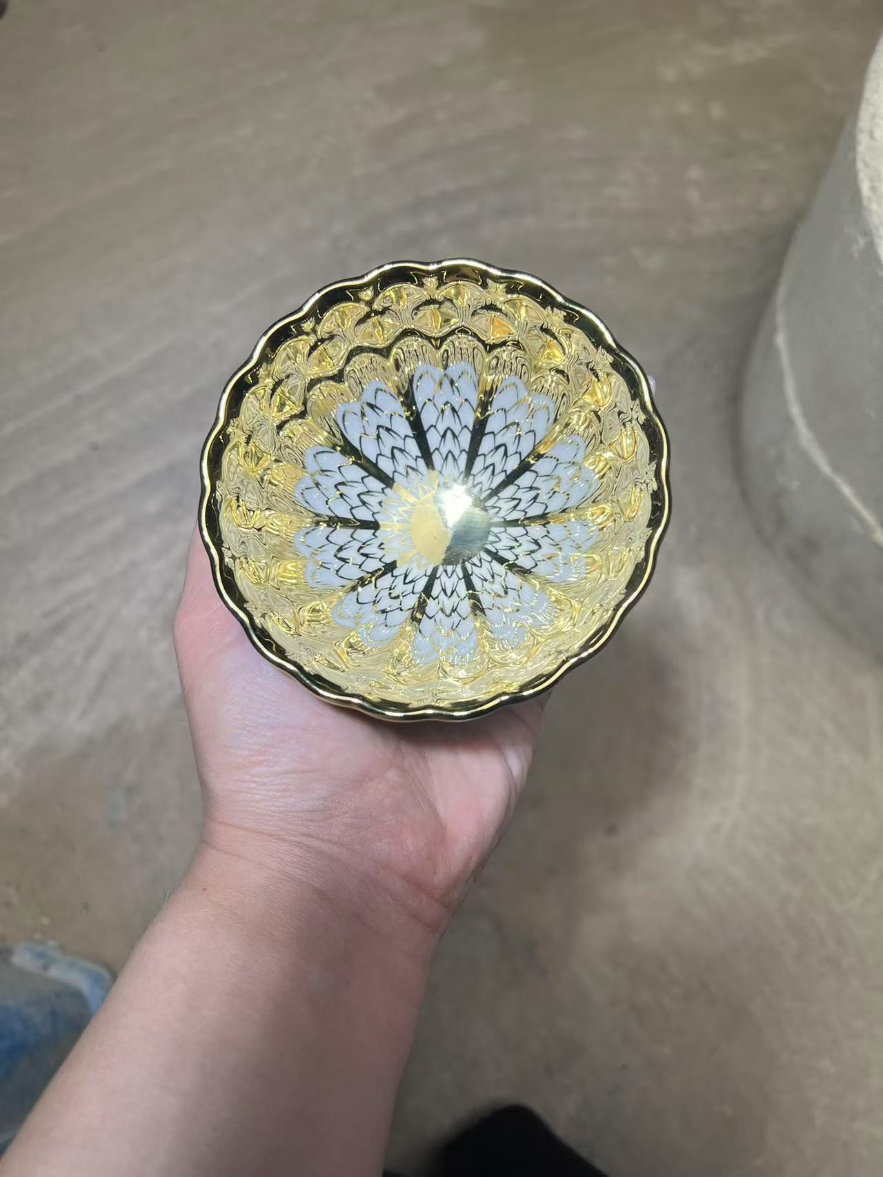 茶器茶杯 金孔雀