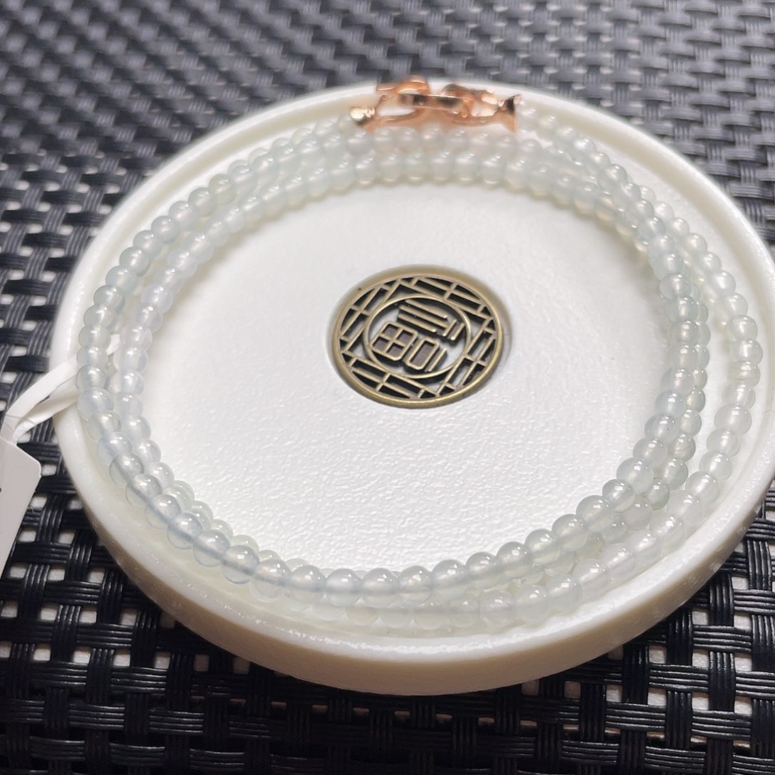 翡翠手链未镶嵌卡3.5