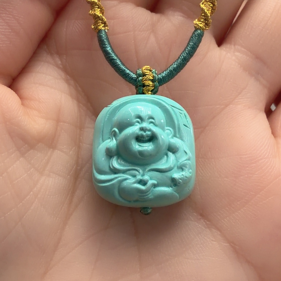 绿松石未镶嵌颈饰