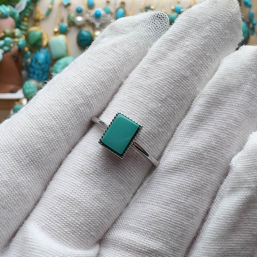 绿松石配饰银S925镶嵌