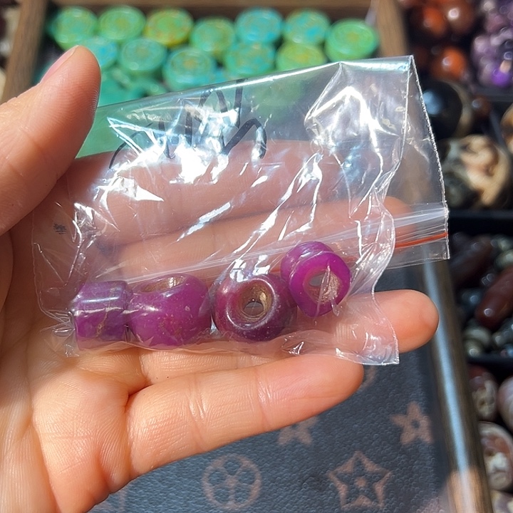 柳***扬玛瑙/玉髓合金颈饰