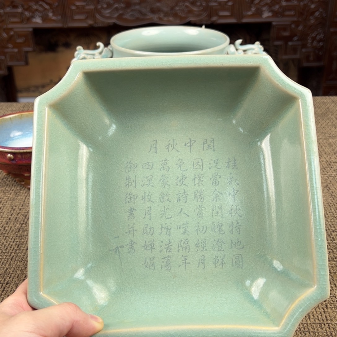 瓷片陶瓷艺术瓷器摆件