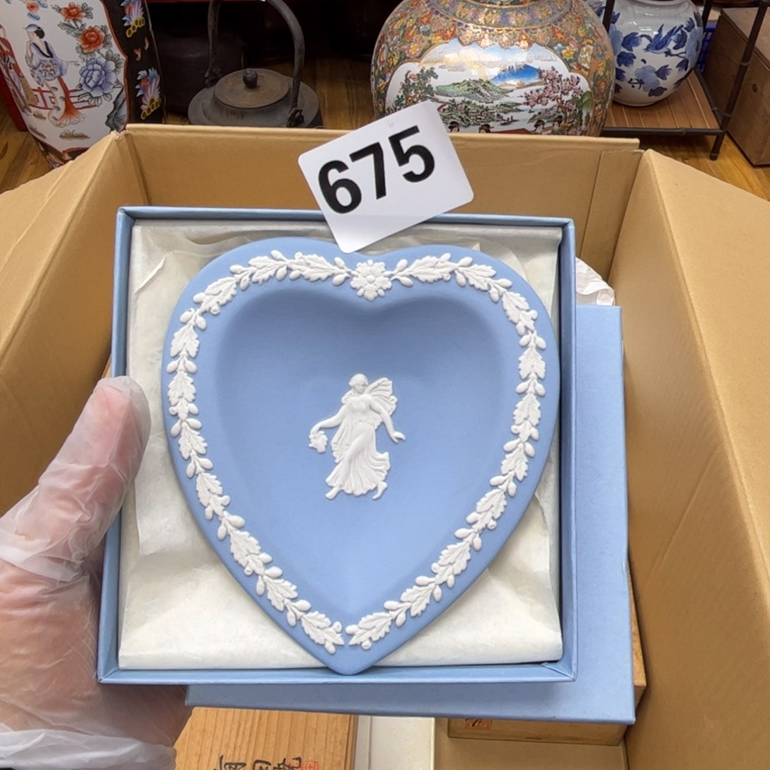 瓷片摆件工艺品摆件666 