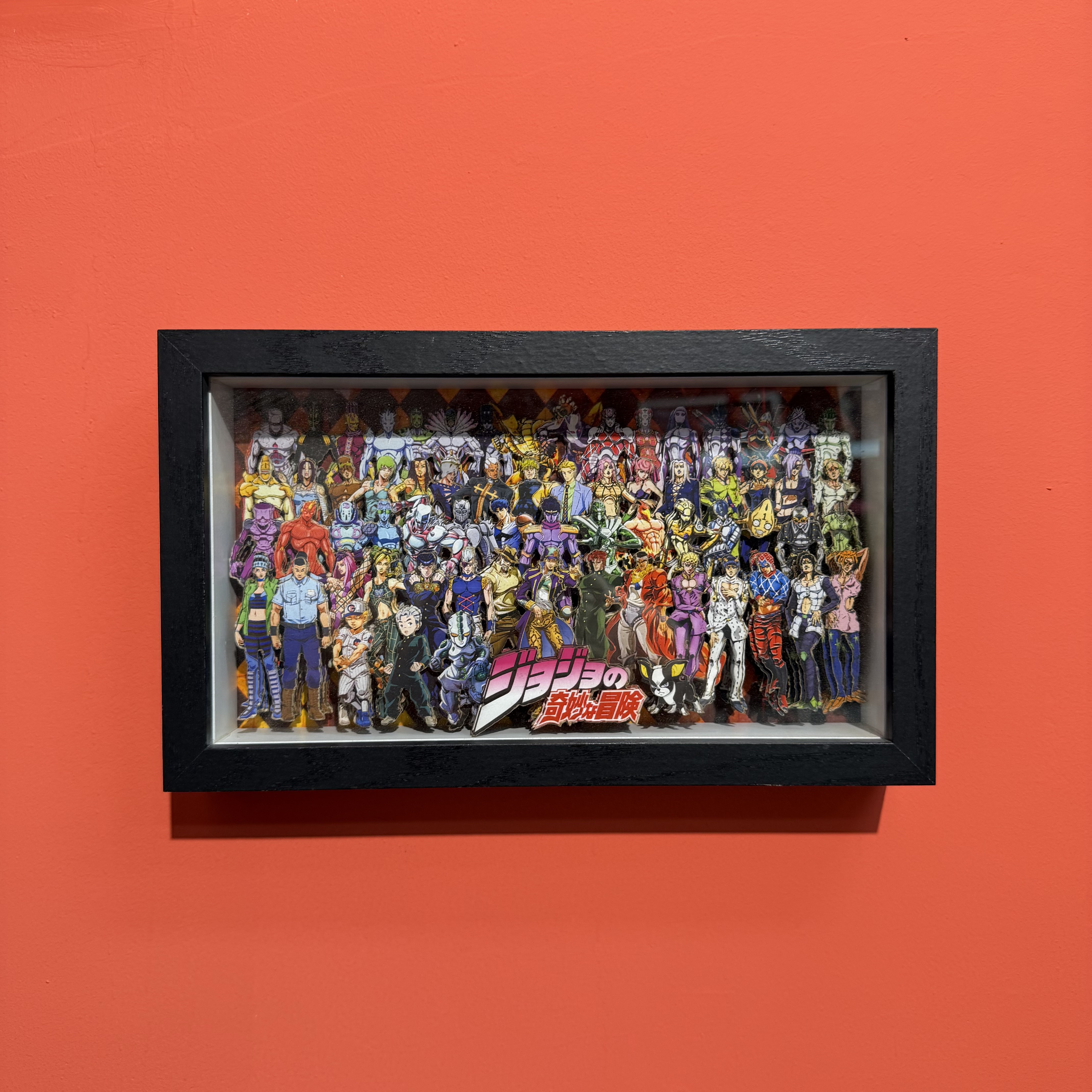 【JOJO】JOJO大合集全家福立体镂空装饰画摆件S003