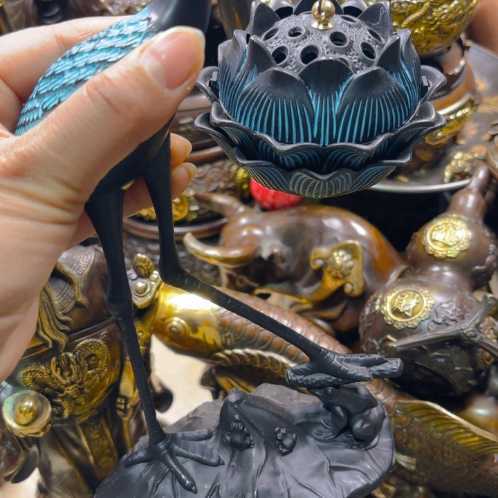 铜器摆件收收藏藏