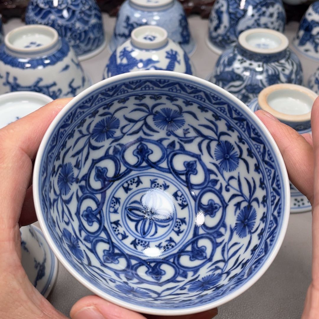 摆件景德镇陶瓷现代手工陶瓷茶具