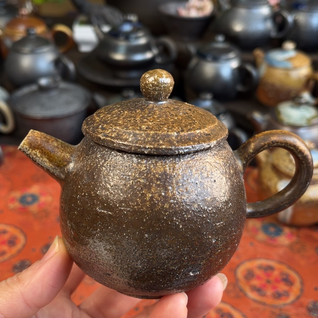 柴烧茶器主人杯杯柴烧