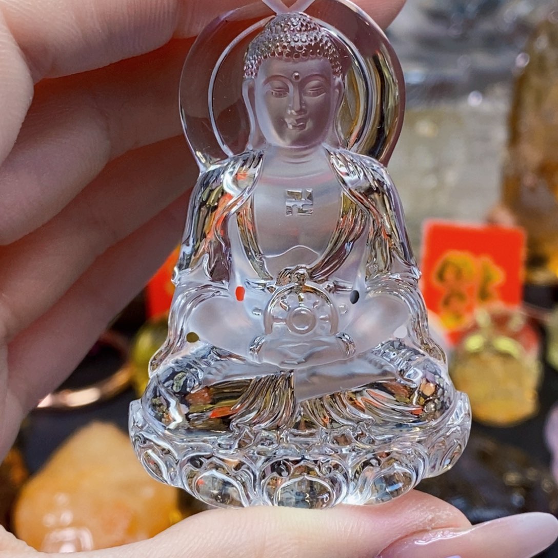 水晶颈饰未镶嵌威****师吊坠