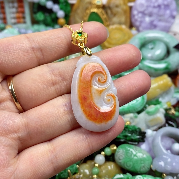 翡翠吊坠(不含链)未镶嵌