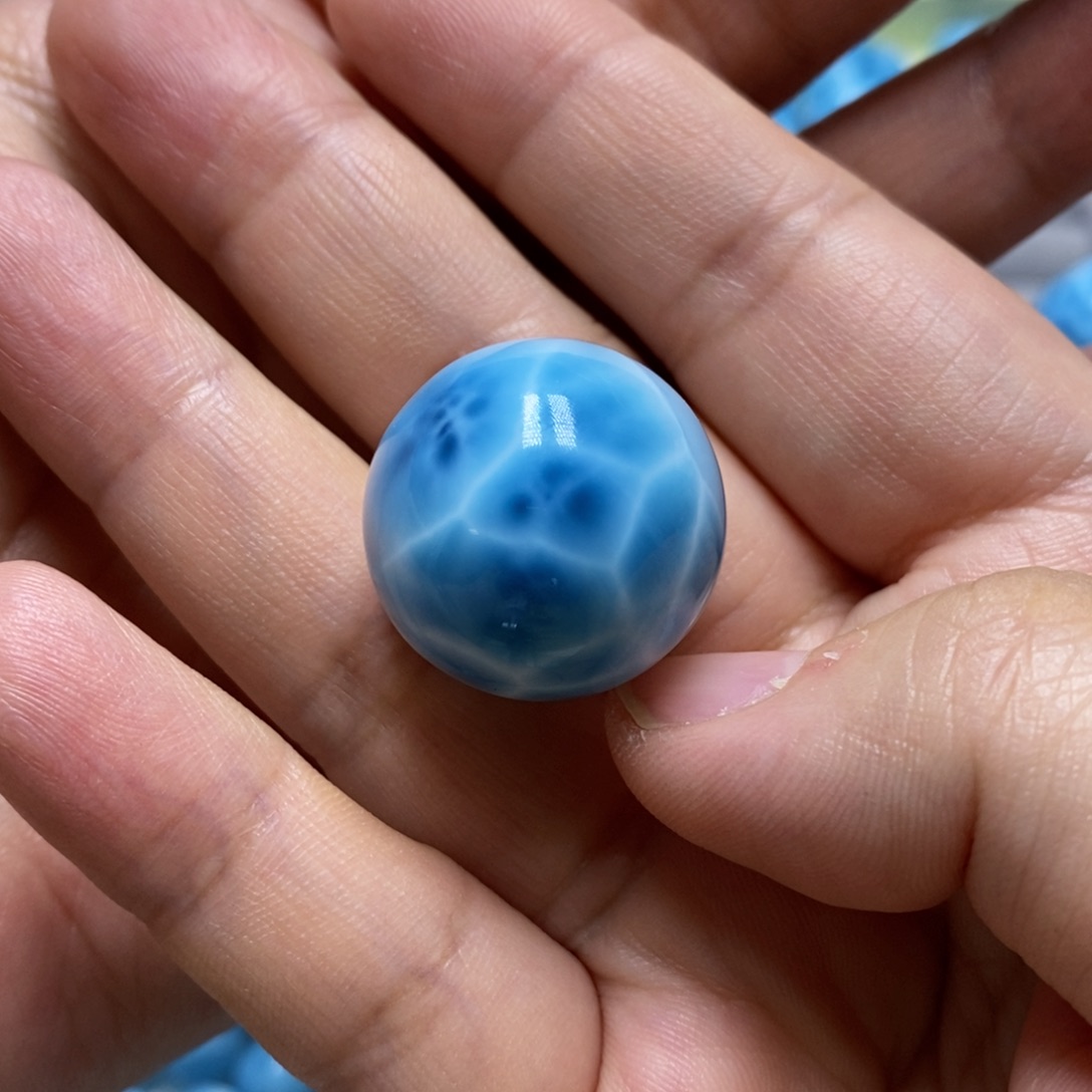 针钠钙石（海纹石）未镶嵌颈饰小****a