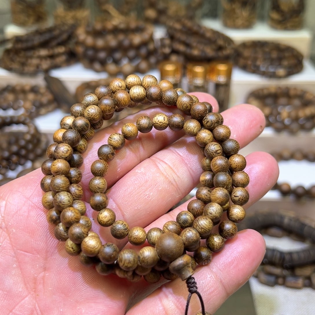 沉香沉香碎屑奇楠沉香6mm多圈12g+多样发其一