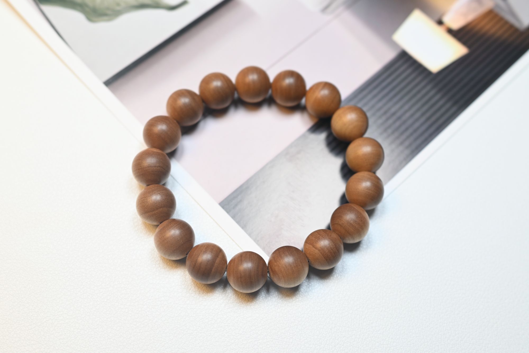 木轩至臻文玩迈索尔老山檀香1.2*17红黑肉横纹多样性发货至臻系列