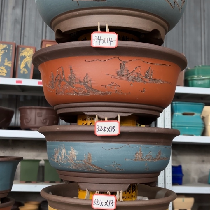 紫砂花盆             116-4