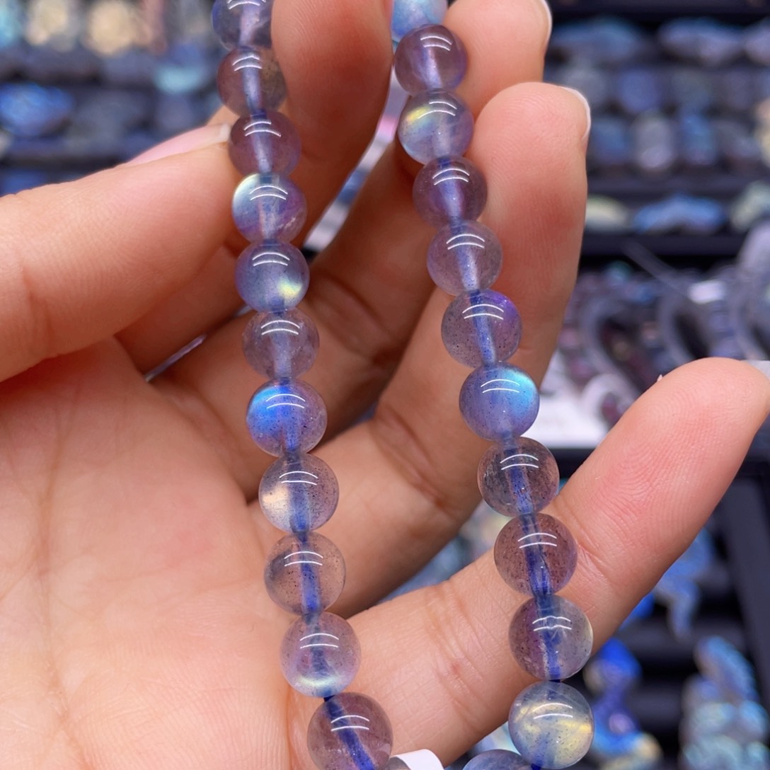 长石手串未镶嵌7.4左右