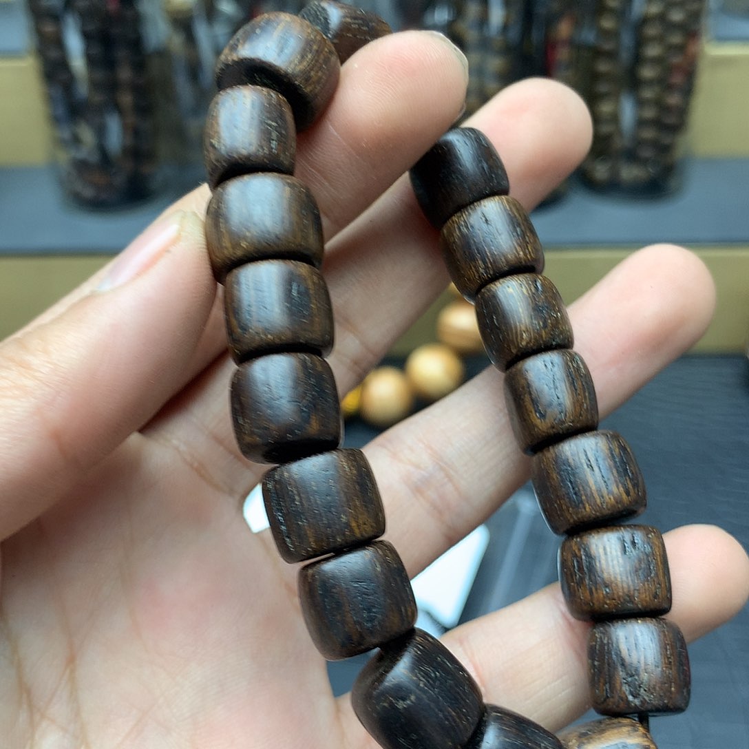 阴沉木无事牌手串1025