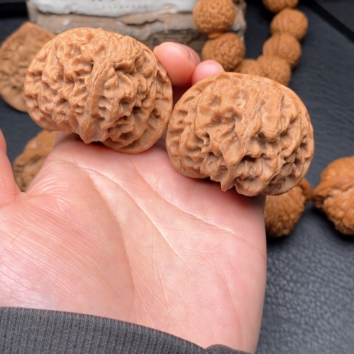 桃核把件尺寸47苹果