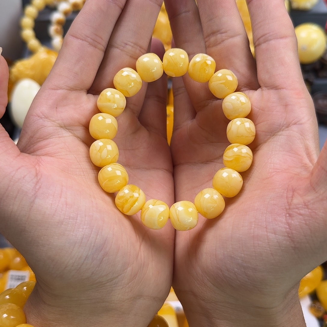 蜜蜡珠宝奇石未镶嵌同料老型13mm