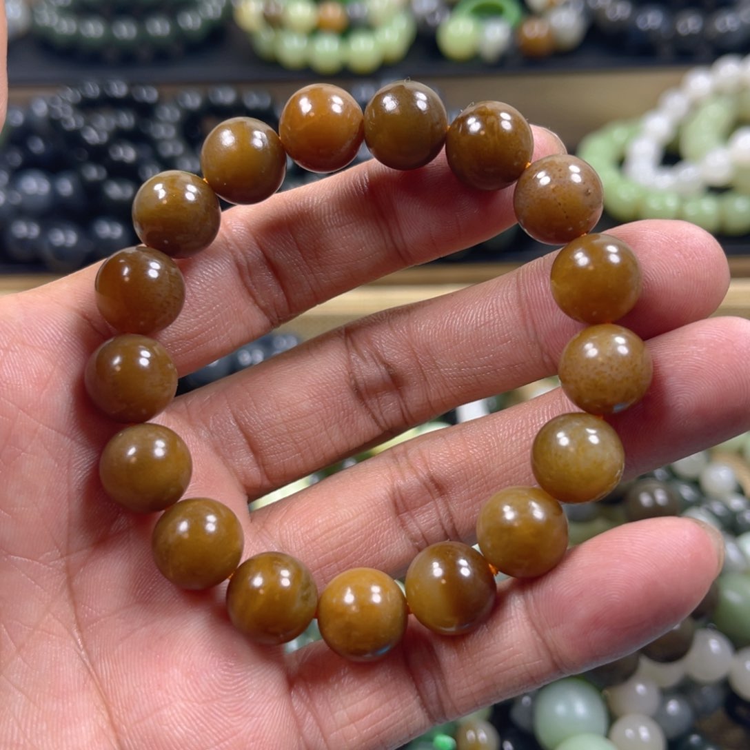 和田玉手串未镶嵌