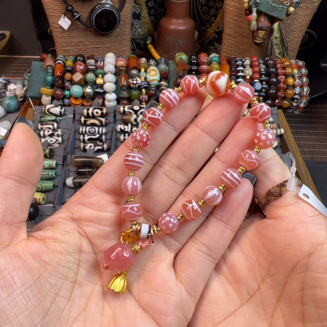 玛瑙/玉髓未镶嵌手链