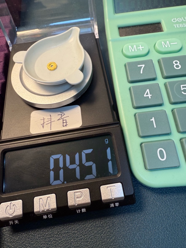 足金999唐草纹隔片卡六秀