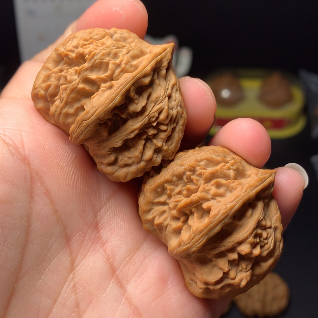 吊坠文玩核桃野生35