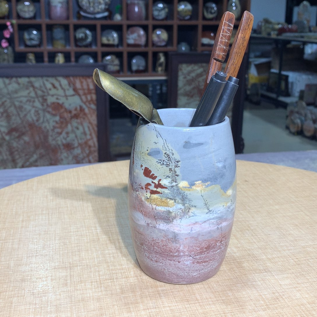 紫砂广西国画石，观赏收藏