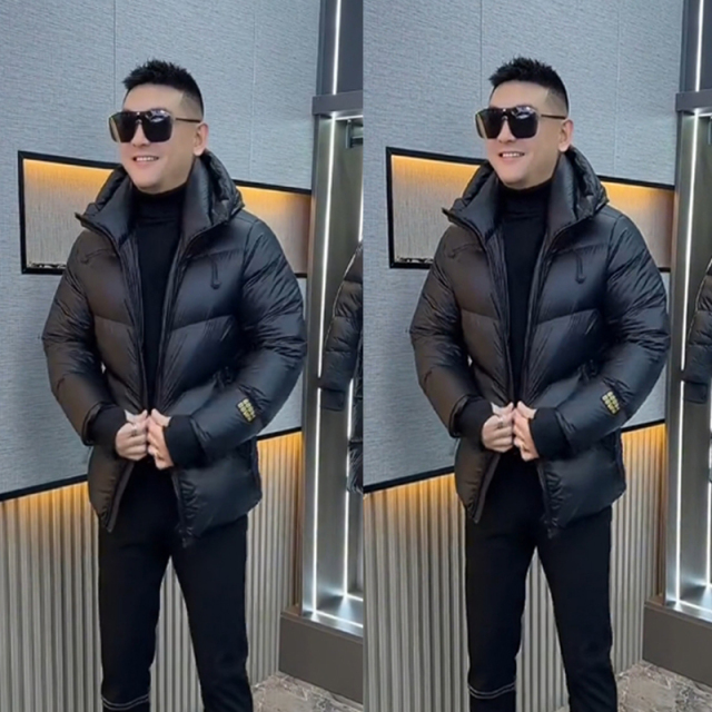 波司登极寒联名黑金羽绒服男冬季新款外穿加厚上衣长袖情侣款休闲