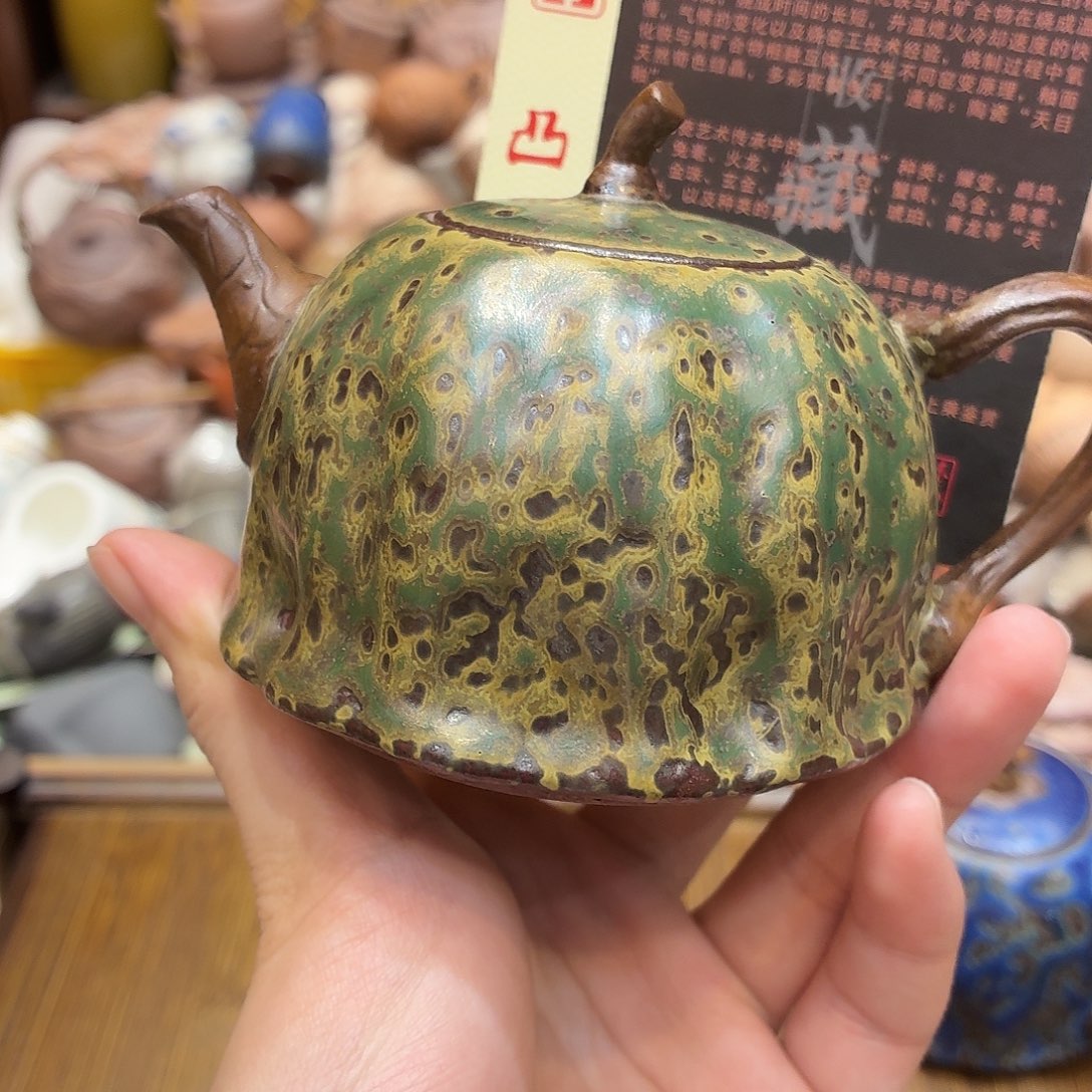 柴烧老岩泥茶器皿