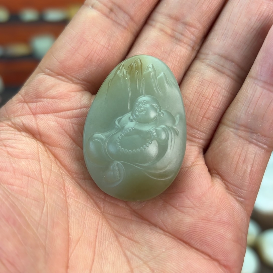 和田玉（糖玉）颈饰未镶嵌